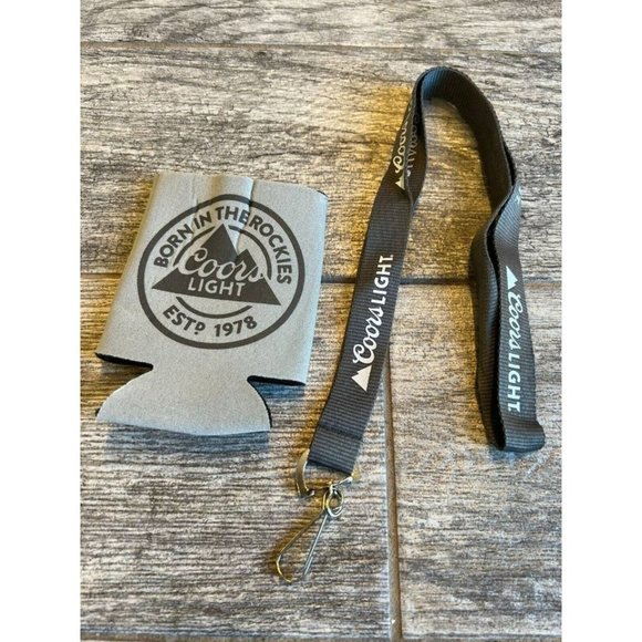 Accessories Coors Light Beer Gift Set Lanyard Beer Can Holder Cooler